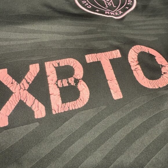 Inter Miami Messi Adidas Jersey Mens Small 17x26.5 Black 23/24 - Picture 7 of 13